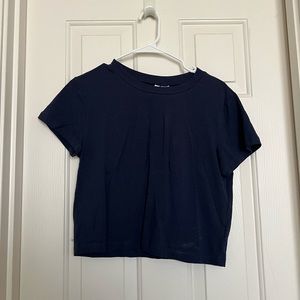 navy blue top
